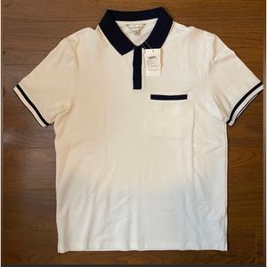 Club Monaco White Polo - Brand New with Tags